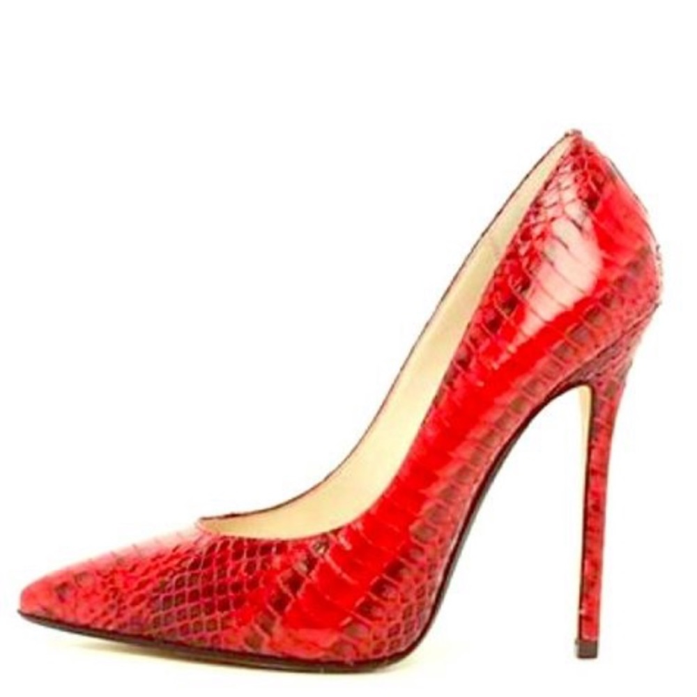 Michael Kors Red Python Heels